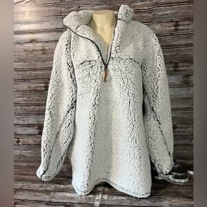 Blue Star Clothing Company Sherpa Style Pullover Size Medium MD unisex